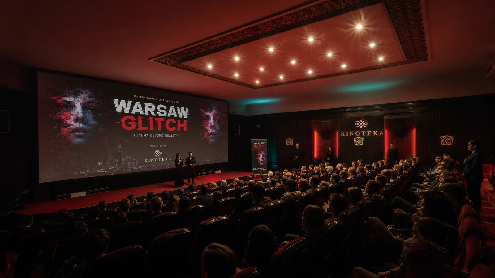 The Kinoteka hall during Warsaw Glitch